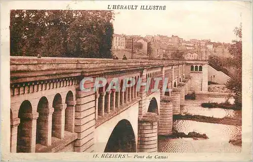 Cartes postales Beziers Pont du Canal