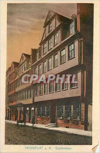 Cartes postales Frankfurt aM Goethehaus
