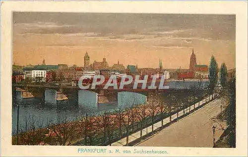 Cartes postales Frankfurt aM von Sachsenhausen