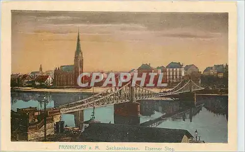 Cartes postales Frankfurt aM Sachsenhausen Eiserner Steg