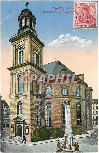 Cartes postales Frankfurt aM Paulkirche mit Einheits