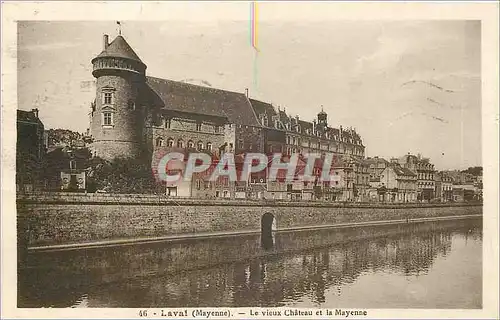 Cartes postales Laval Mayenne Le Vieux Chateau et la Mayenne