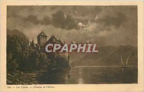 Cartes postales Lac Leman Chateau de Chillon