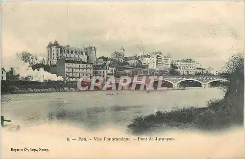 Ansichtskarte AK Pau Vue Panoramique Pont de Jurancon Train