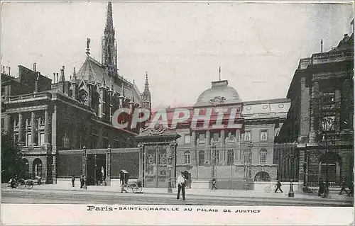 Ansichtskarte AK Paris Sainte Chapelle Au Palais de Justice