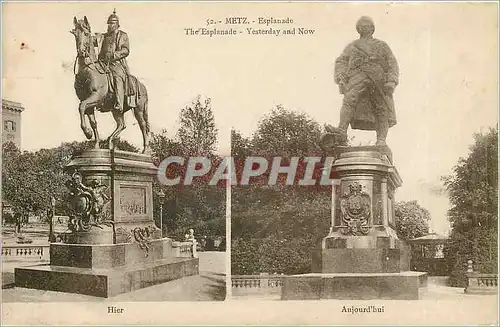 Ansichtskarte AK Metz Esplanade Hier Aujourd'hui