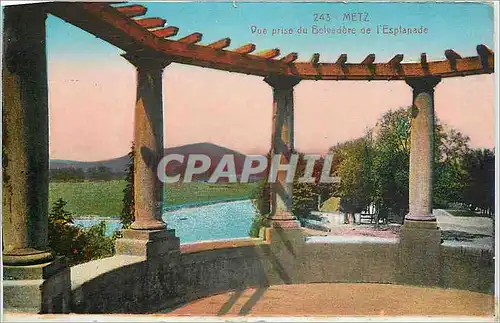 Cartes postales Metz Vue prise du Belvedere de l'Esplanade
