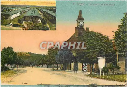 Cartes postales Bitche Le Camp Poste de Police  Militaria