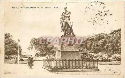 Cartes postales Metz Monument du Marechal Ney