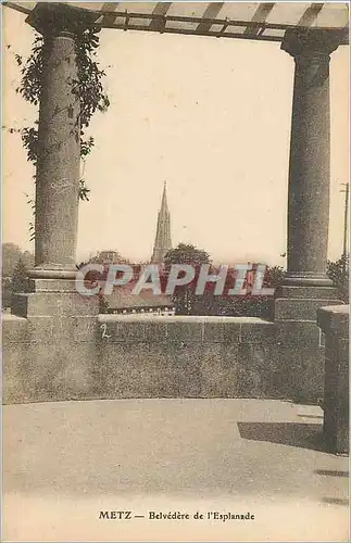 Cartes postales Metz Belvedere de l'Esplanade