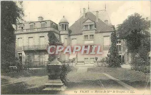 Cartes postales Vichy Maison de Mme de Sevigne