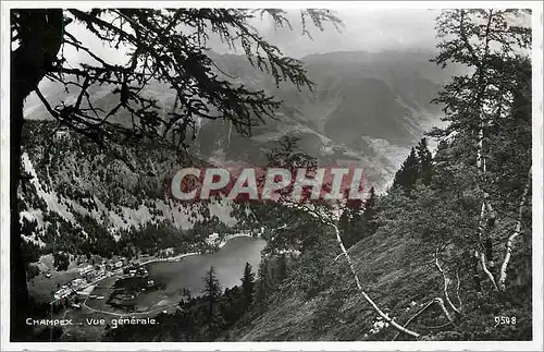 Cartes postales moderne Champex Vue generale