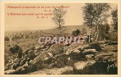 Cartes postales Pourquoi Craindrais je au jour