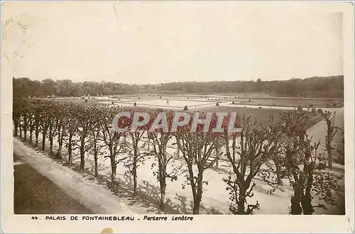 Cartes postales Palais de Fontainebleau Parterre Lenotre