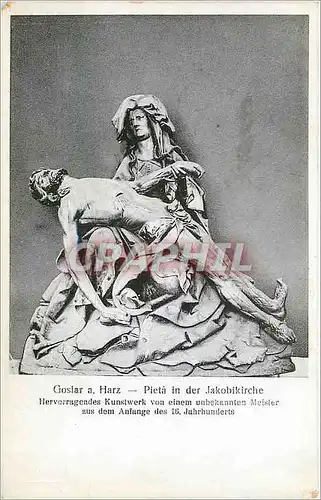Ansichtskarte AK Goslar a Harz Pieta in der Jakobikirche