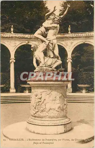 Cartes postales Versailles L'Enlevement de Proserpine par Platon de Girardon Rape of Proserpine