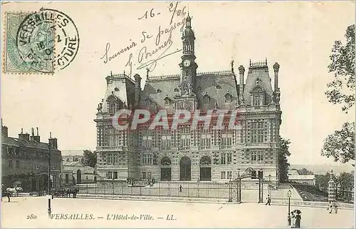 Cartes postales Versailles l'Hotel de Ville