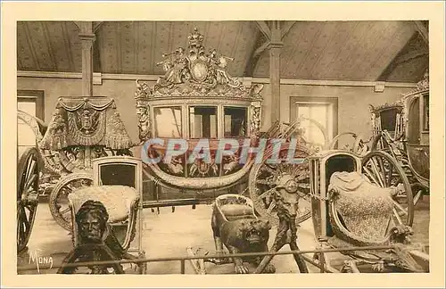 Ansichtskarte AK Versailles Musee des voitures Petit Trianon le carrosse du sacre de Charles X