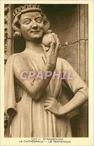 Cartes postales Strasbourg La Cathedrale Le Tentateur
