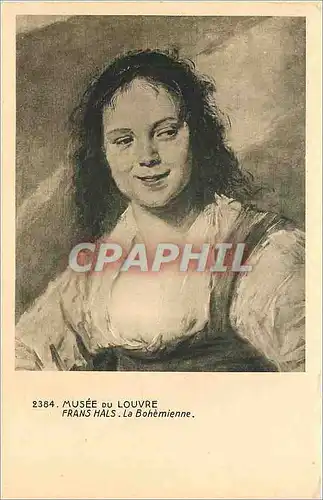 Cartes postales Musee du Louvre Frans Hals La Bohemienne