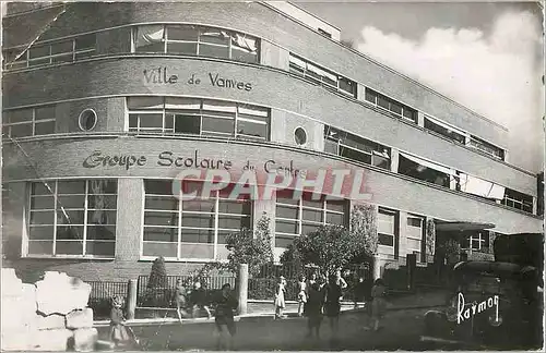 Moderne Karte Vanves Seine Groupe Scolaire du Centre