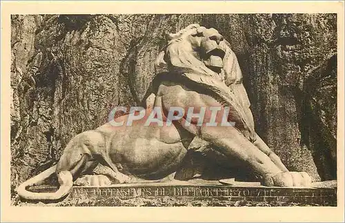 Ansichtskarte AK Belfort Le Lion Symbole de la resistance heroique de Belfort
