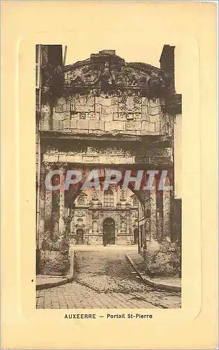 Cartes postales Auxerre Portail St Pierre