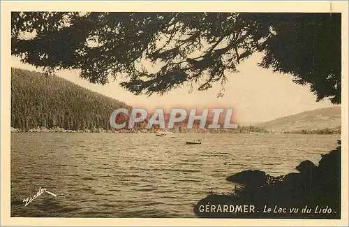 Cartes postales Gerardmer Le Lac vu du Lido