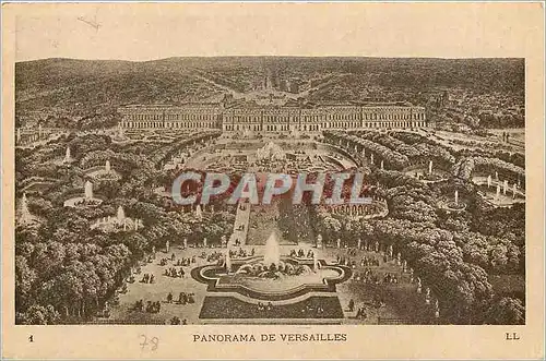 Cartes postales Panorama de Versailles