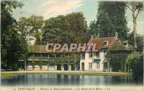 Ansichtskarte AK Versailles Hameau de Marie Antoinette La Maison de la Reine