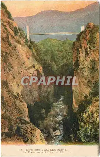 Cartes postales Environs d'Aix les Bains Le Pont de l'Abime