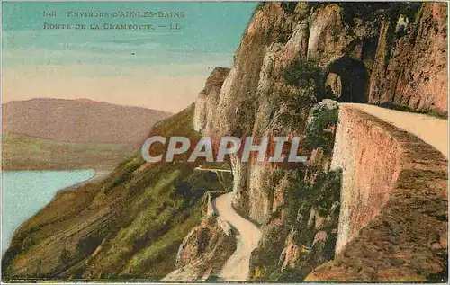 Cartes postales Environs d'Aix les Bains Route de la Chambotte