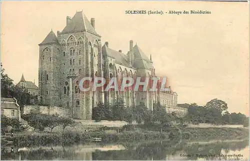 Cartes postales Solesmes Sarthe Abbaye de Benedictins