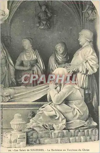 Cartes postales Les Saints de Solesmes La Madeleine au Tombeau du Christ