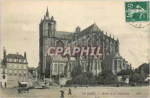 Cartes postales Le Mans Abside de la Cathedrale