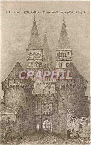 Cartes postales Tournus Eglise St Philibert