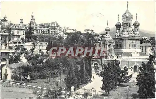 Ansichtskarte AK Nice L'Eglise Russe et Lycee du Parc Imperial Russie Russia