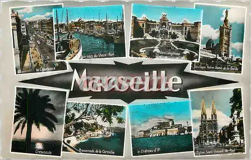 Cartes postales moderne Marseille Souvenir