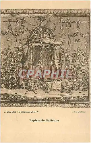 Cartes postales Musee des Tappiseries d'Aix Tapisserie Italienne