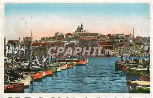 Cartes postales moderne Marseille Un coin du Port Bateaux