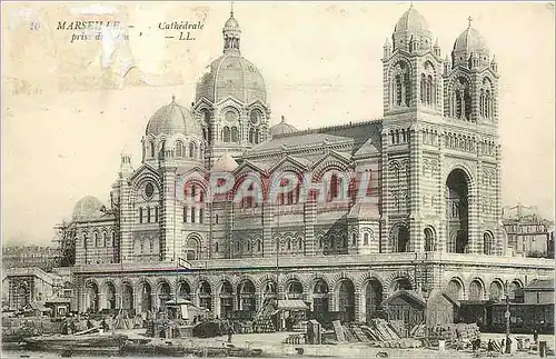 Cartes postales Marseille Cathedrale