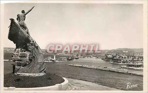 Cartes postales moderne Marseille Vue generale sur les Ports