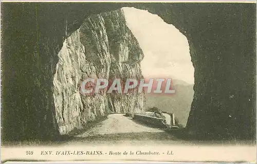 Cartes postales Env d'Aix les Bains Route de la Chambotte