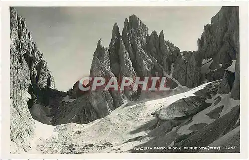 Cartes postales Forcella Sassolungo e Cinque Dita