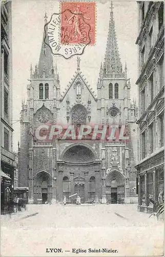 Cartes postales Lyon Eglise Saint Nizier