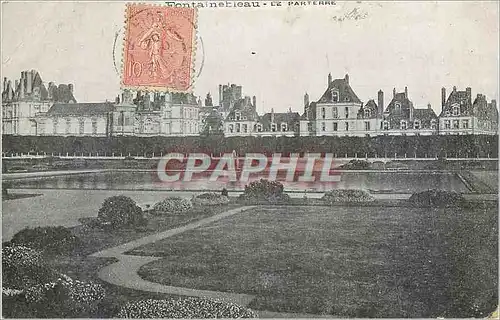 Cartes postales Fontainebleau Le Parterre