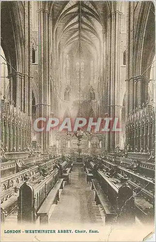 Cartes postales London Westminster Abbey Choir East