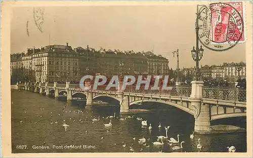 Cartes postales Geneve Pont du Mont Blanc