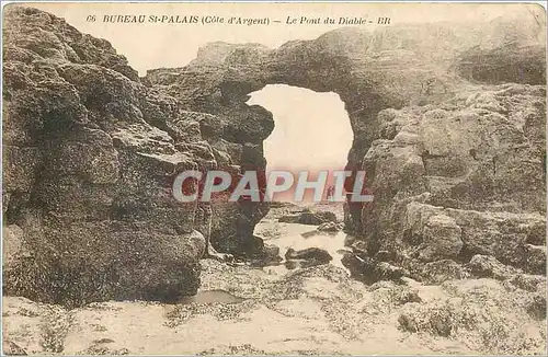 Cartes postales Bureau St Palais Cote d'Argent Le Pont du Diable