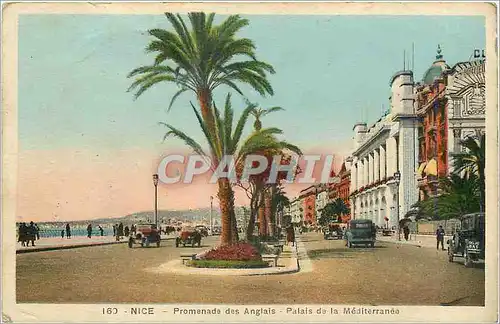 Cartes postales Nice Promenade des Anglais Palais de la Mediterranea